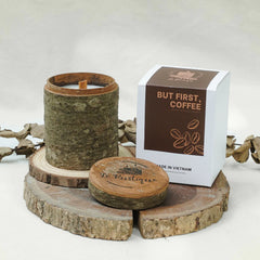 BUT FIRST COFFEE - Coffee Natural Coconut and Soy Wax Blend Aromatherapy Scented Candles