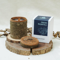 FRESH RAINFALL - Refresh Natural Coconut and Soy Wax Blend Aromatherapy Scented Candles