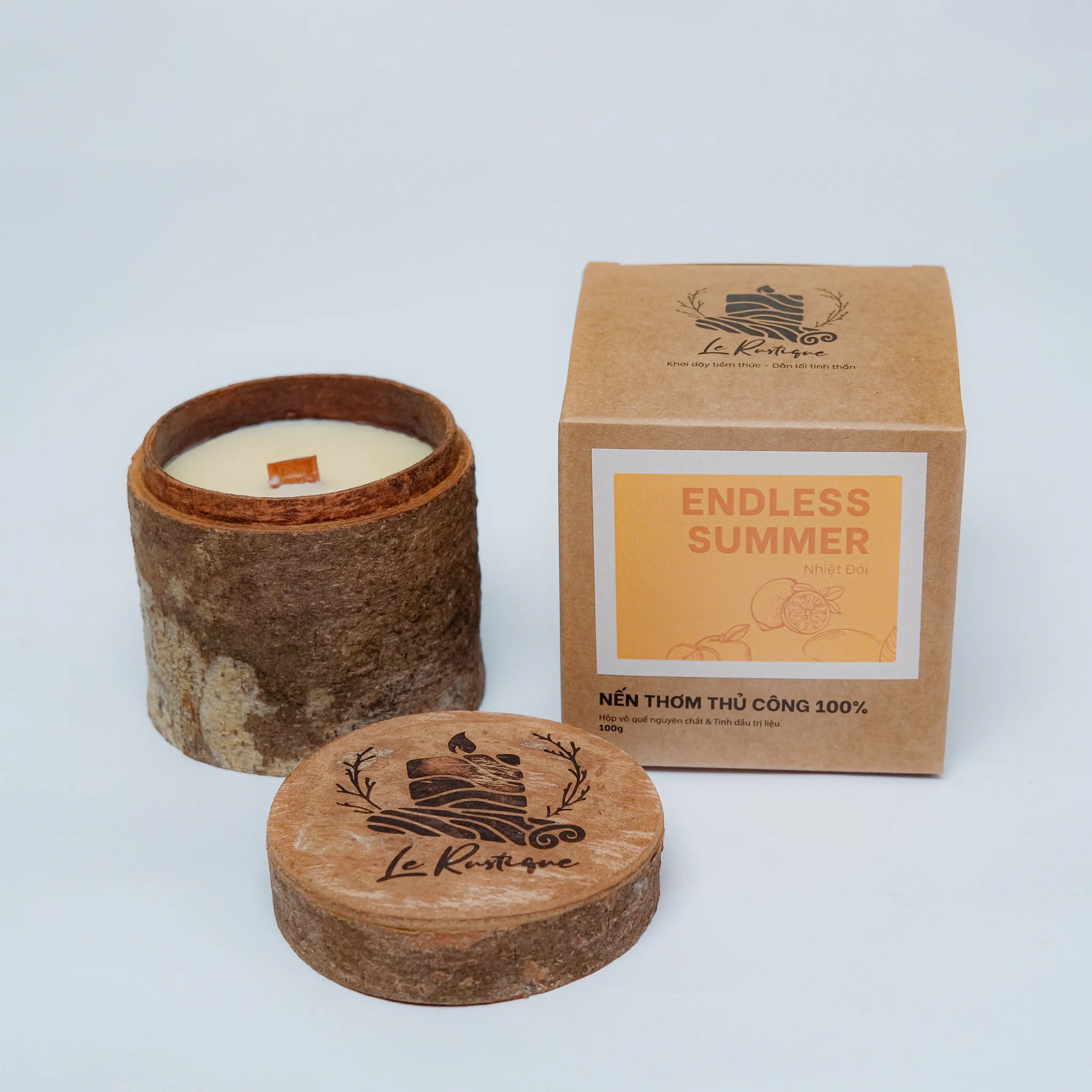 Endless summer scented candle for relax