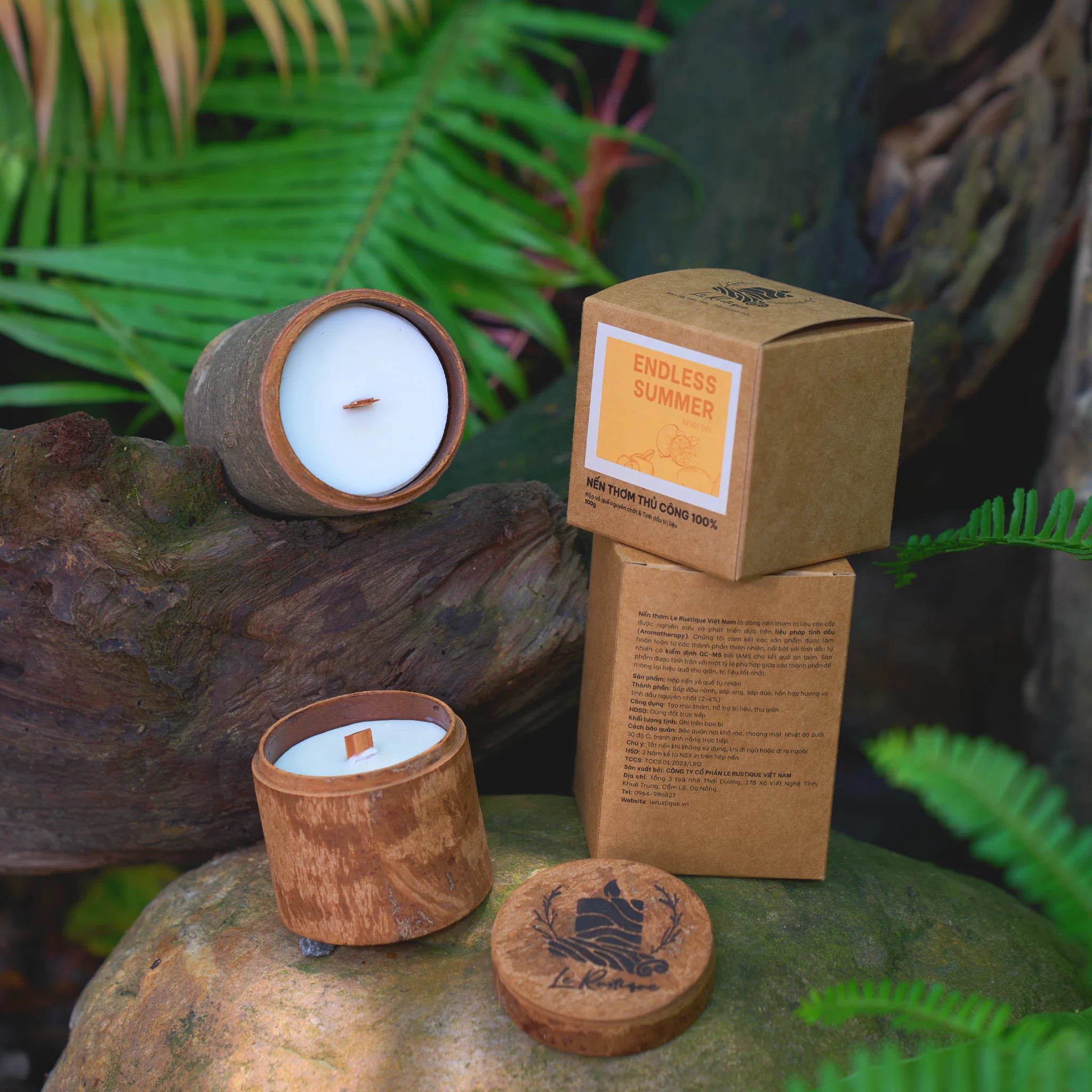 Endless Summer candle 3.2oz and craft packing box