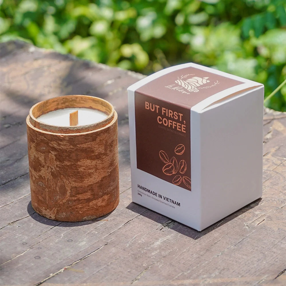 Coffee Scented Aromatherapy Bubble Candle