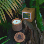 'Forrest haven' soy wax scented candle with craft packing, unshaven 3.2oz