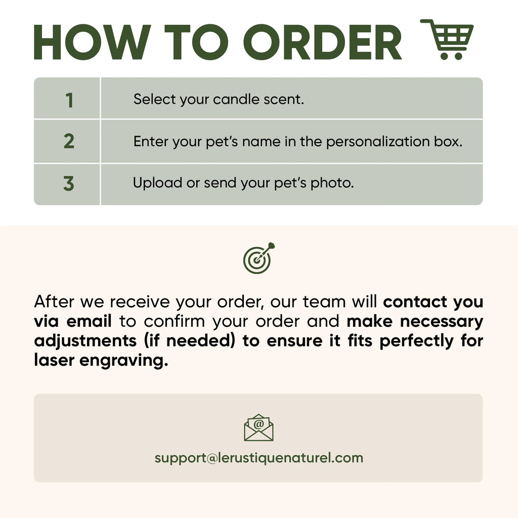 Personalized Dog Memorial Candles 6.5oz