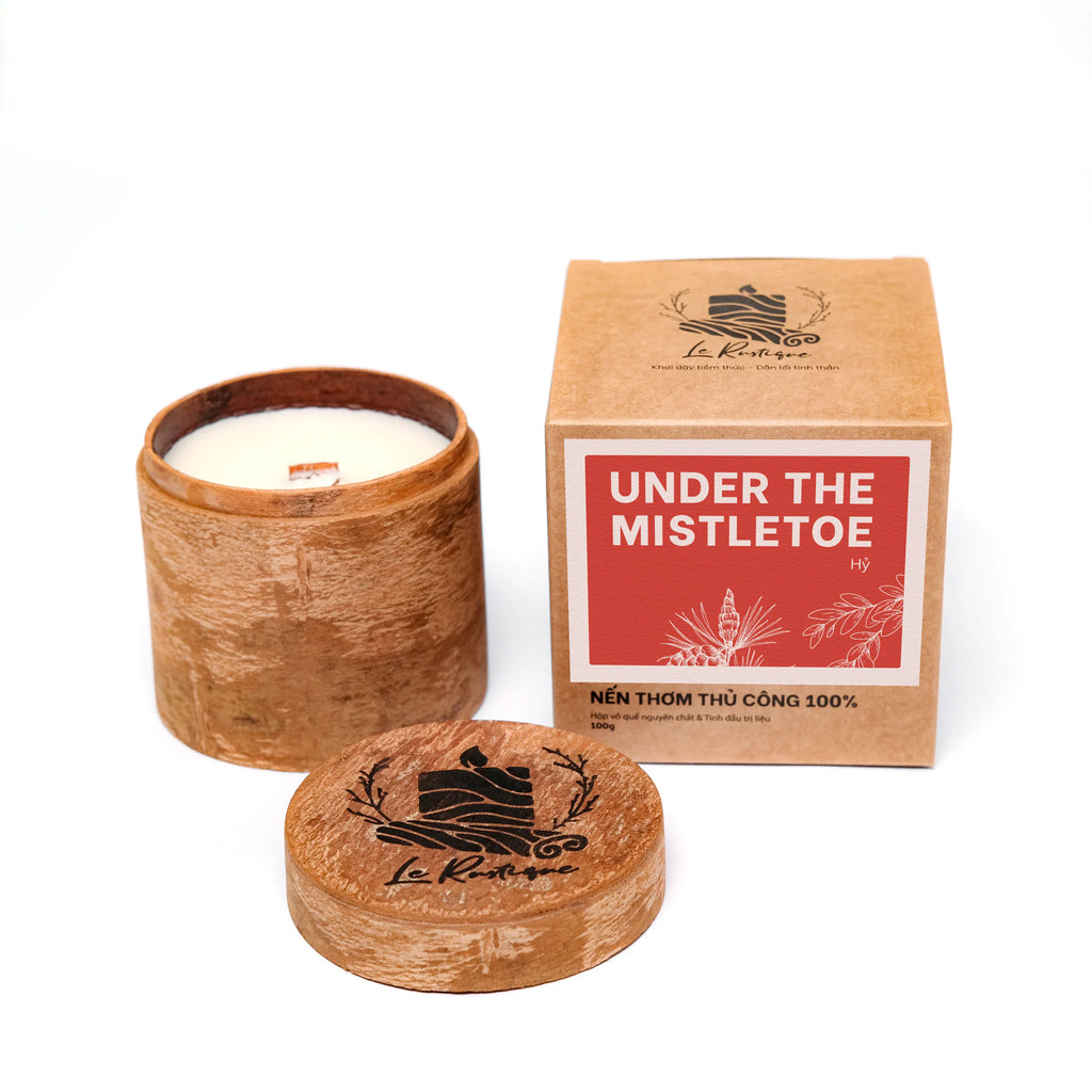 UNDER THE MISTLETOE - Christmas Aromatherapy Natural Scented Candles