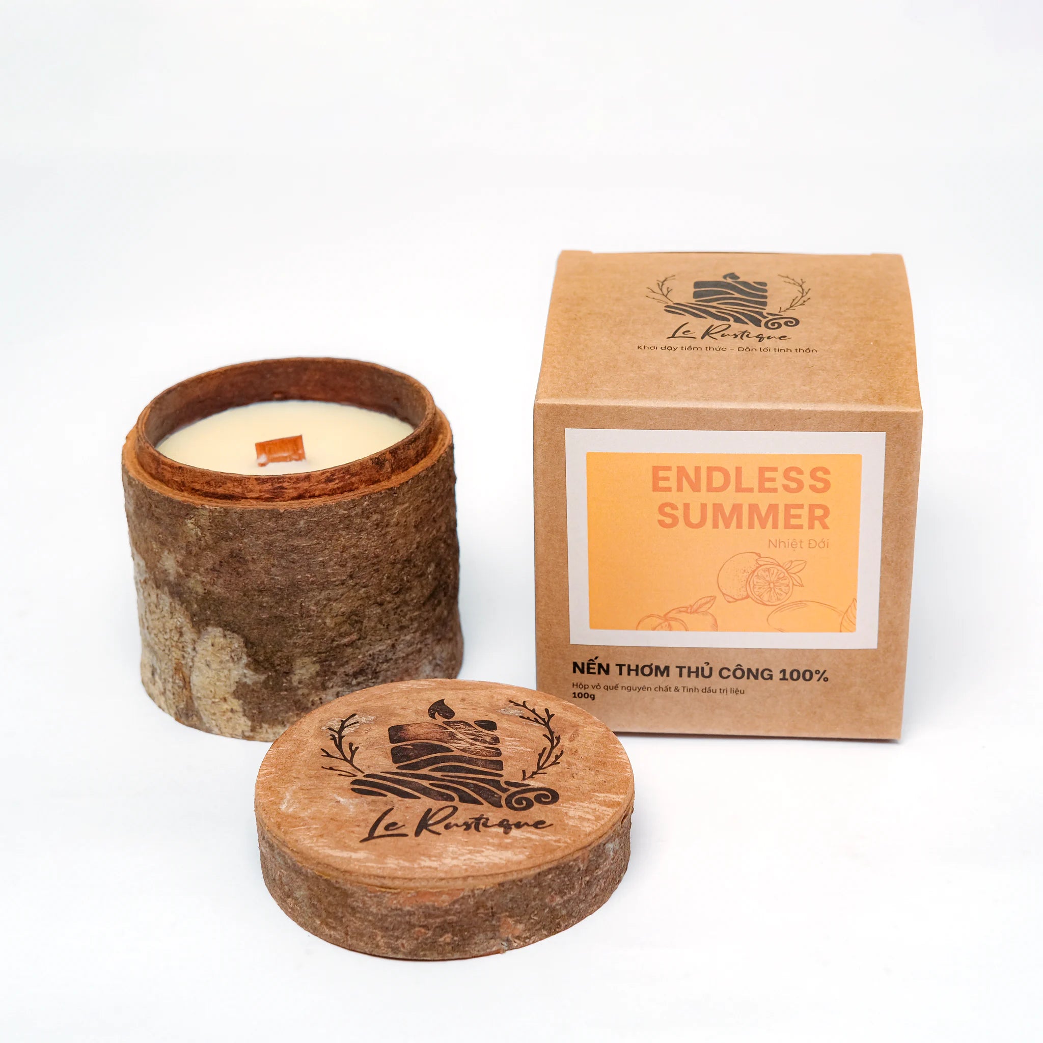 endless summer scented candle soy wax candle unshaven 3.2oz with craft packing box