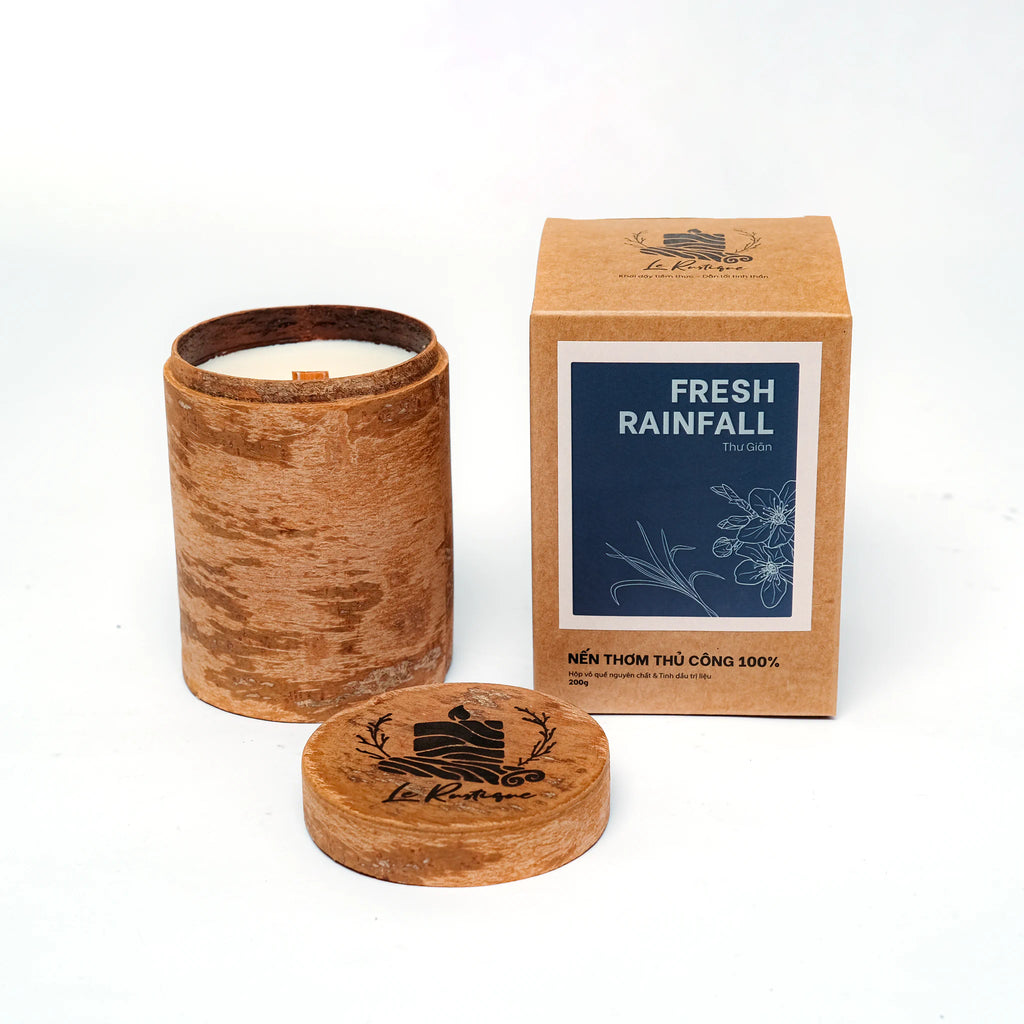 FRESH RAINFALL - Refresh Aromatherapy Natural Scented Candles