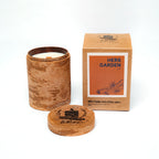 Herb Garden soy wax candle 6.5oz shaven with craft packing box