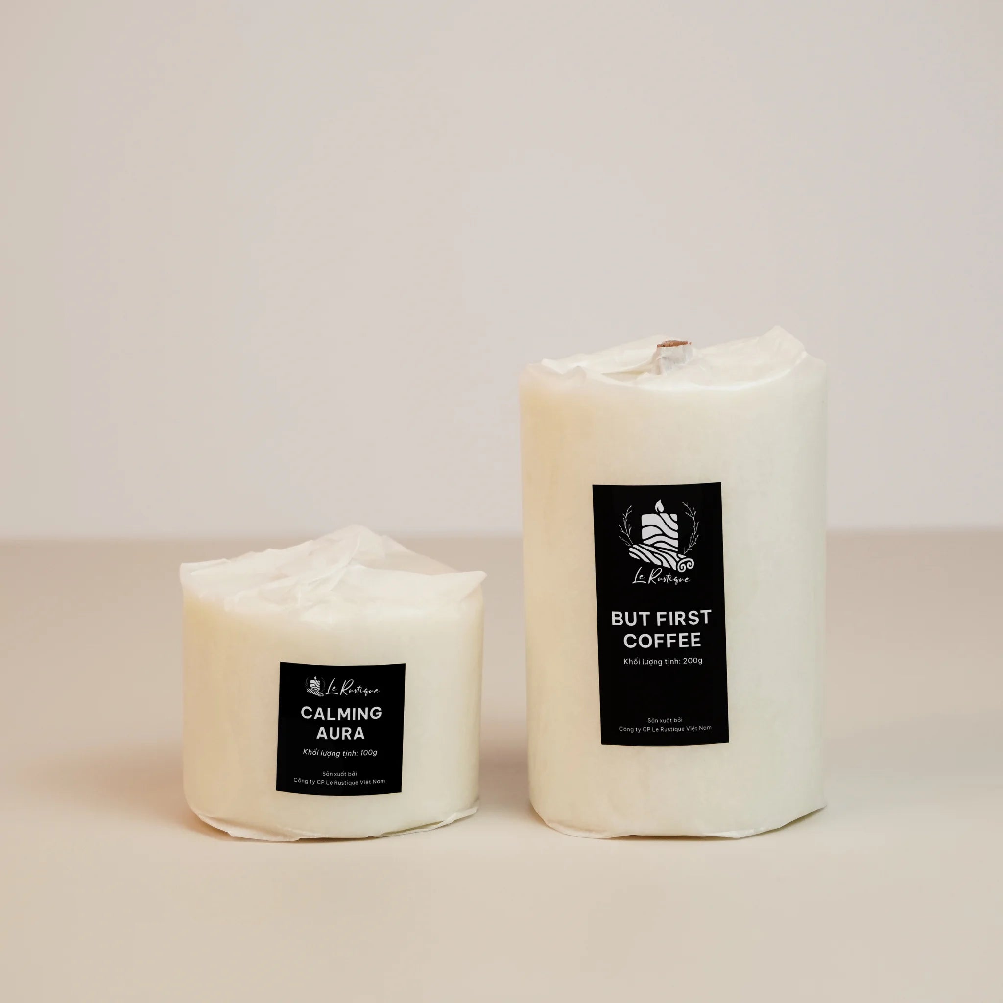 Le Rustique soy wax candle refill 100gr (3.2oz) and 200gr (6.5oz)