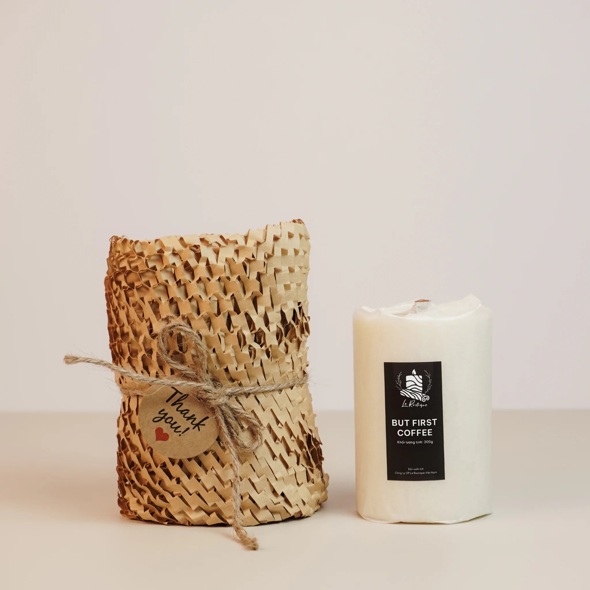 soy wax candle refill 6.5oz and packaging