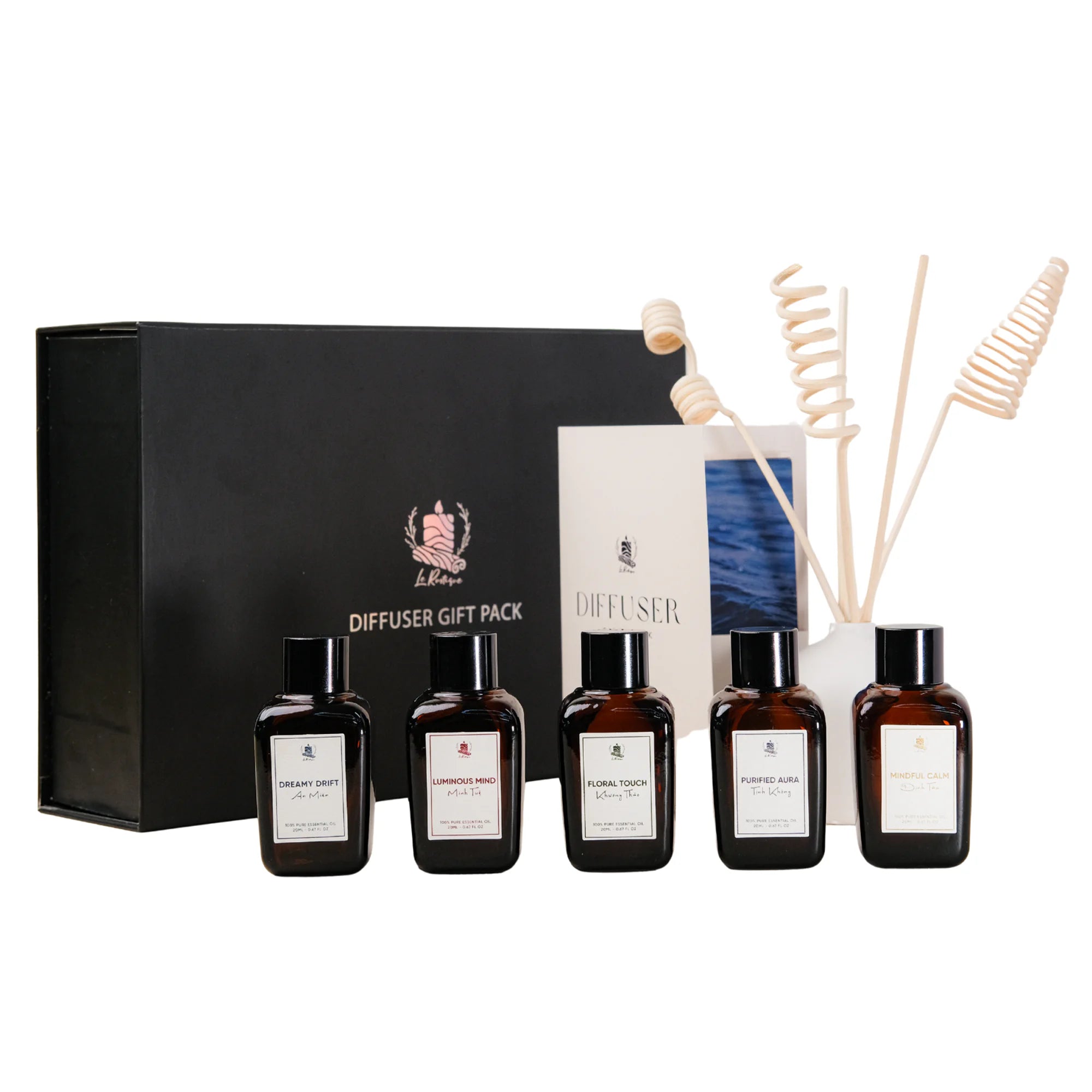 Reed Diffuser Gift Set 5 Elements for Aromatherapy